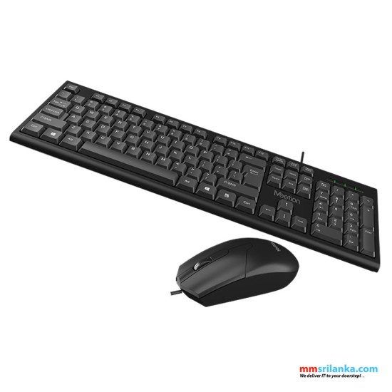 Meetion MT-C100 Wired Keyboard & Mouse Combo Pack (6M)